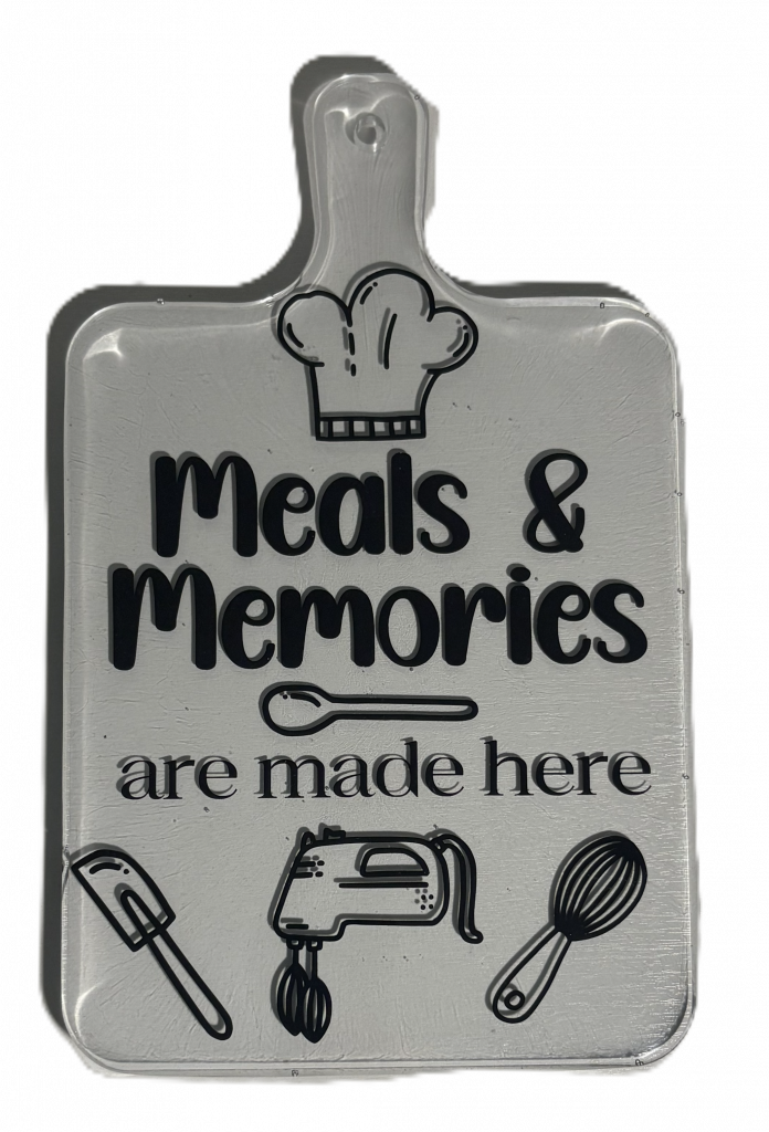 "Meals & Memories" Chopping Board